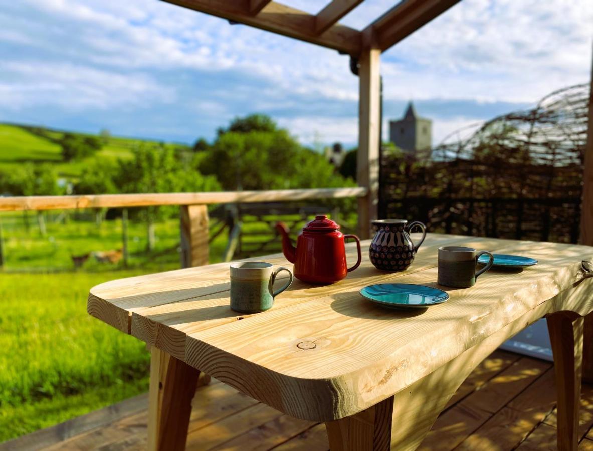 Dol Swynol Glamping Luxury Cabin With Outdoor Bath Villa Aberystwyth Kültér fotó