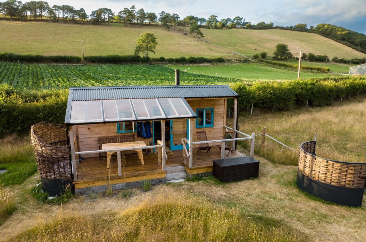 Dol Swynol Glamping Luxury Cabin With Outdoor Bath Villa Aberystwyth Kültér fotó